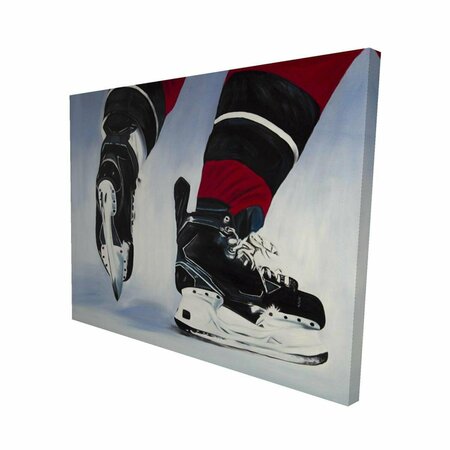 FONDO 16 x 20 in. Hockey Player-Print on Canvas FO2792187